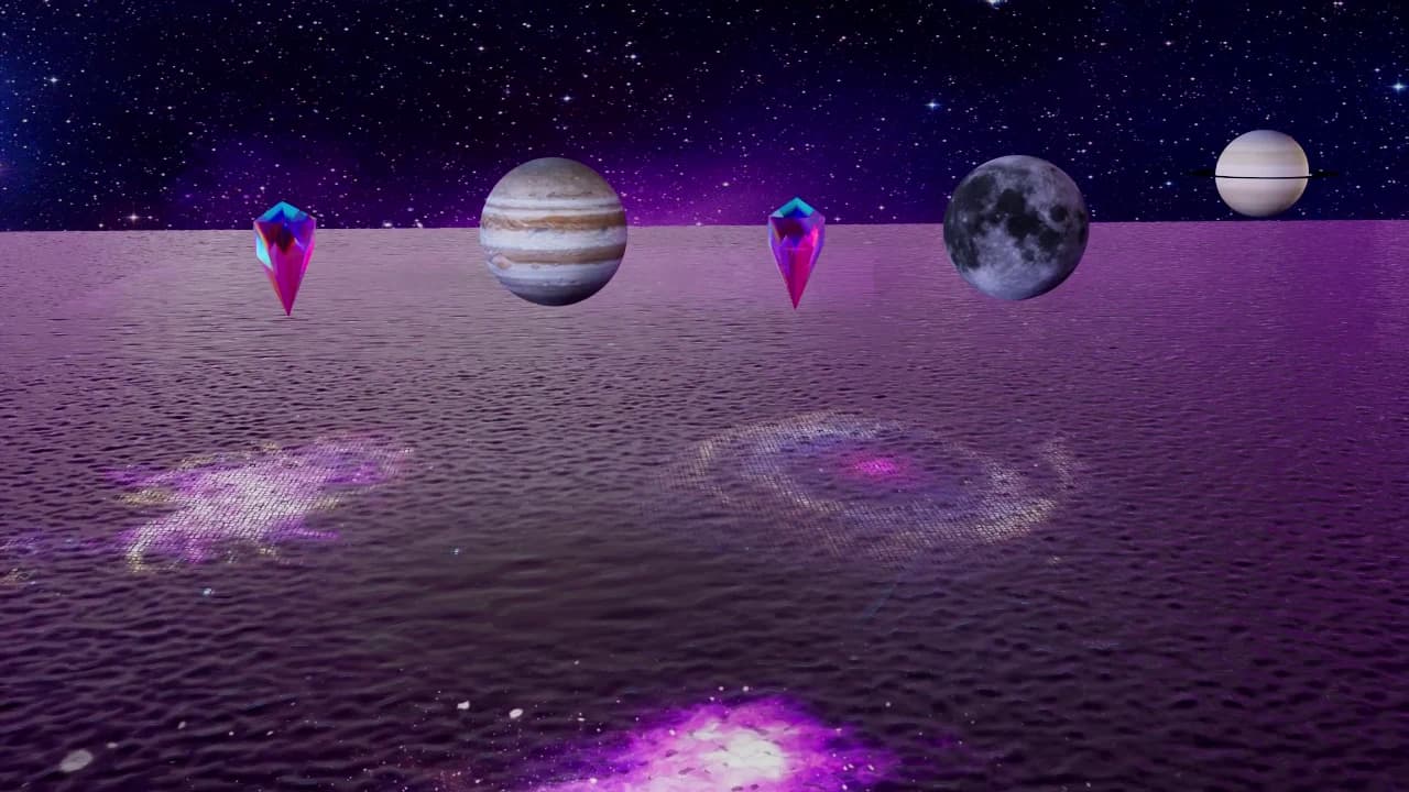 Synthwave Space: Motion Graphics